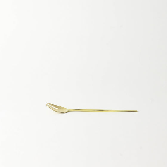 Brass Cake Fork
