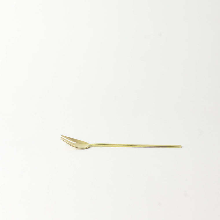 Brass Cake Fork