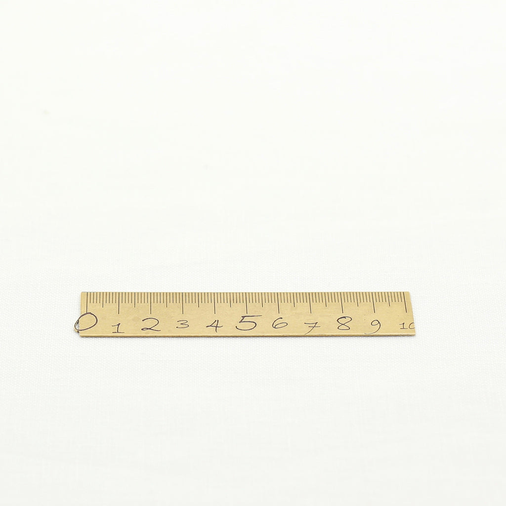10cm Size Ruler Brass 10cm Ruler - Mosir Life