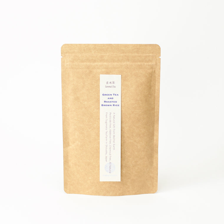 Japanese certified Organic Genmai Cha ( Roasted Brown Rice and Green Tea) From Shizuoka, Japan