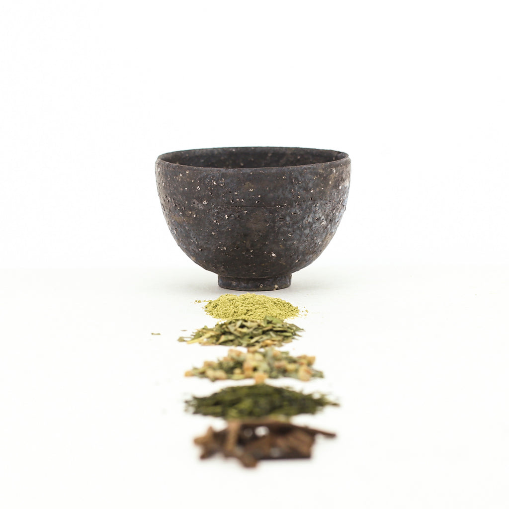 Japanese certified Organic Benifuuki (Powdered Green Tea) from Shizuoka, Japan and Chahai Small Cup