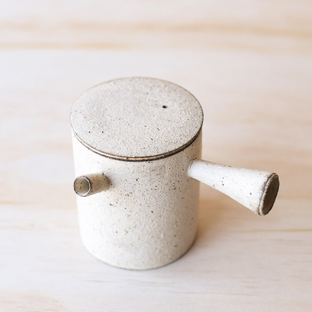 Japanese Tea Pot L - White