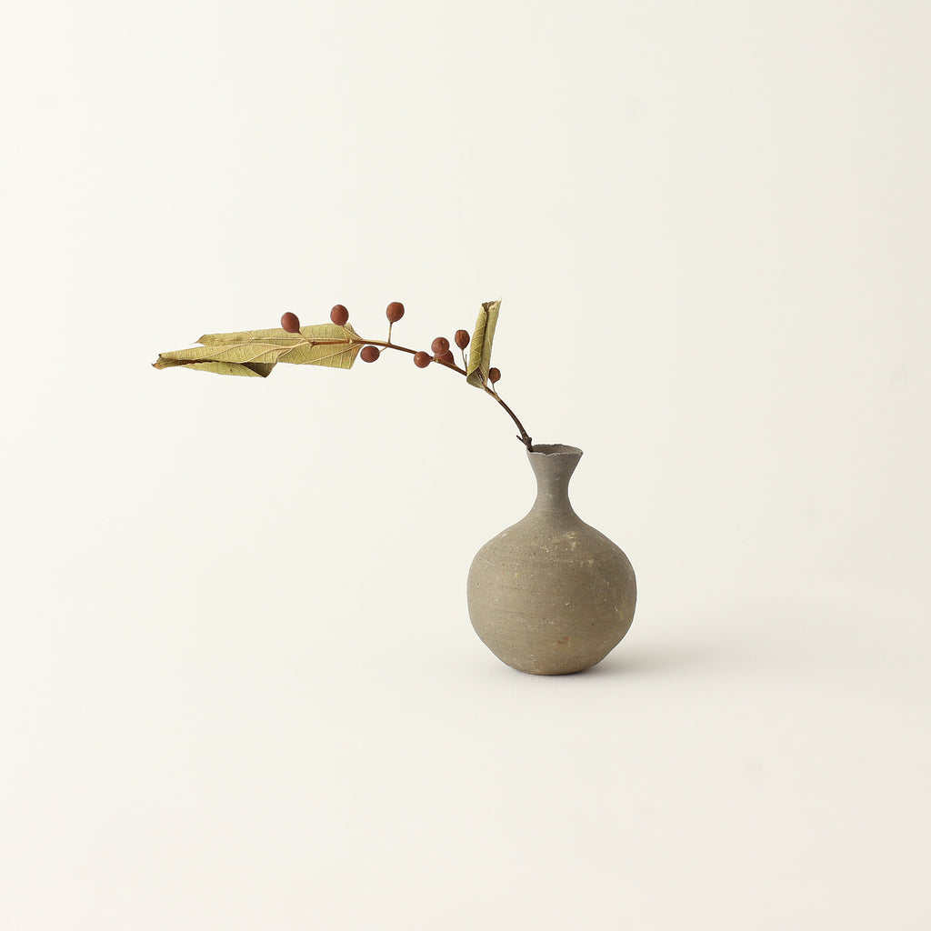 Yakishime Small Vase - Fig
