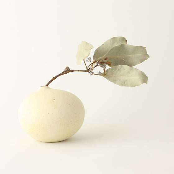 White Pebble Vase