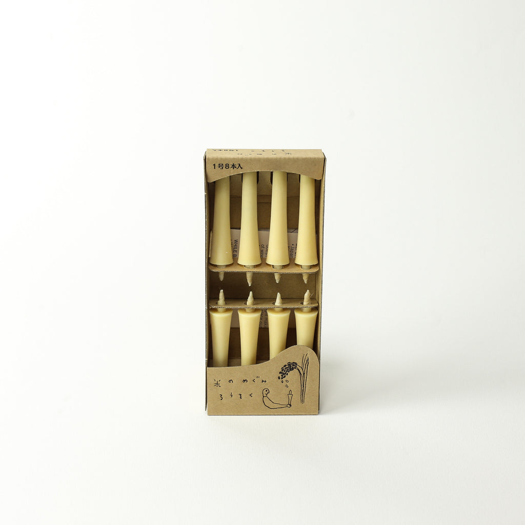 Kome-no-megumi (blessing of rice) 8 Candle set