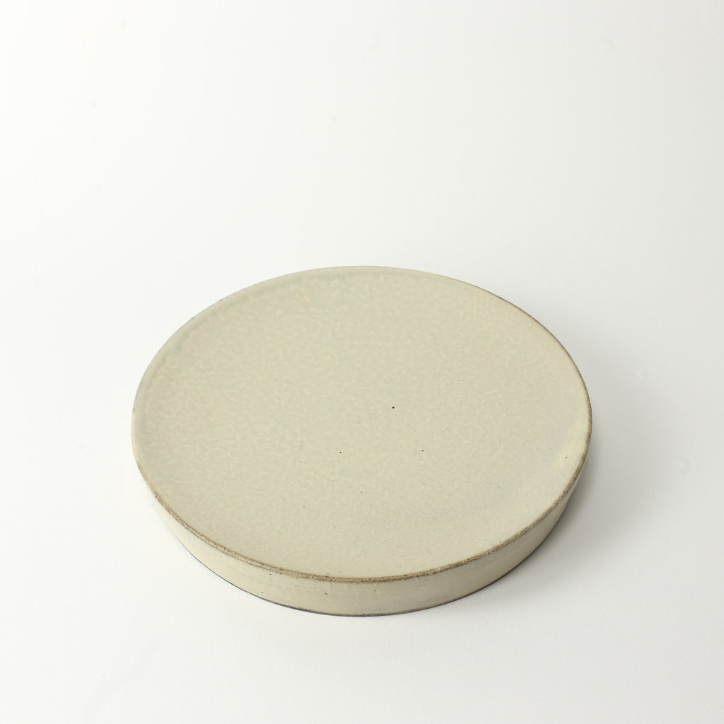 Raised Plate - White Cream