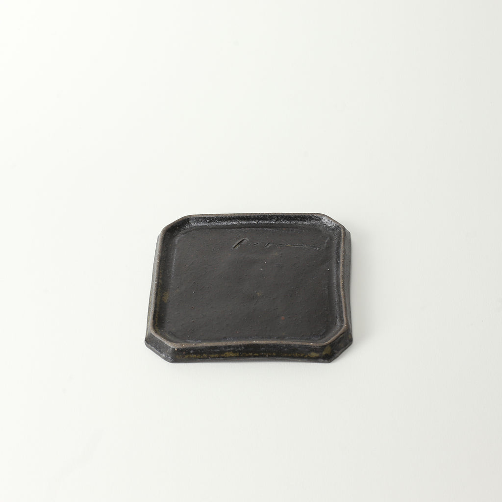 Square Plate Medium - Dark Charcoal