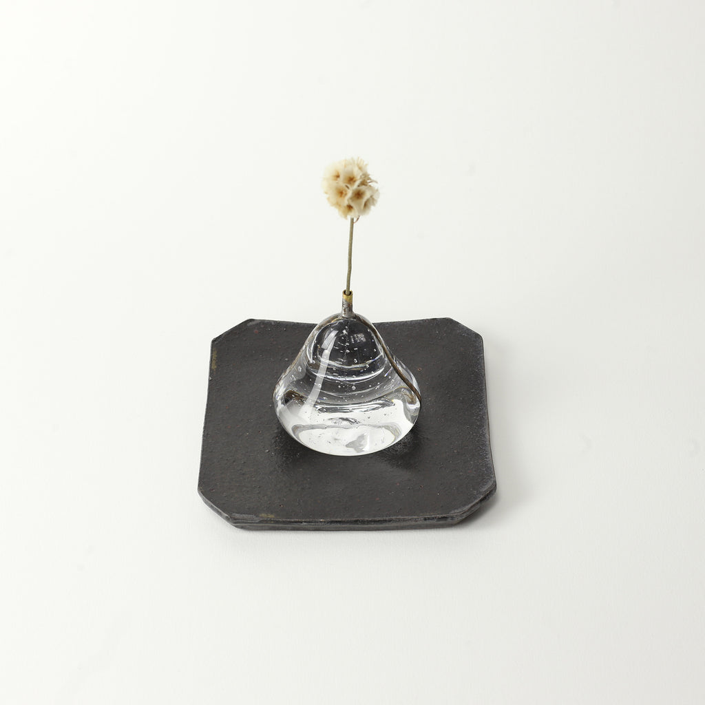 Square Plate Medium - Dark Charcoal