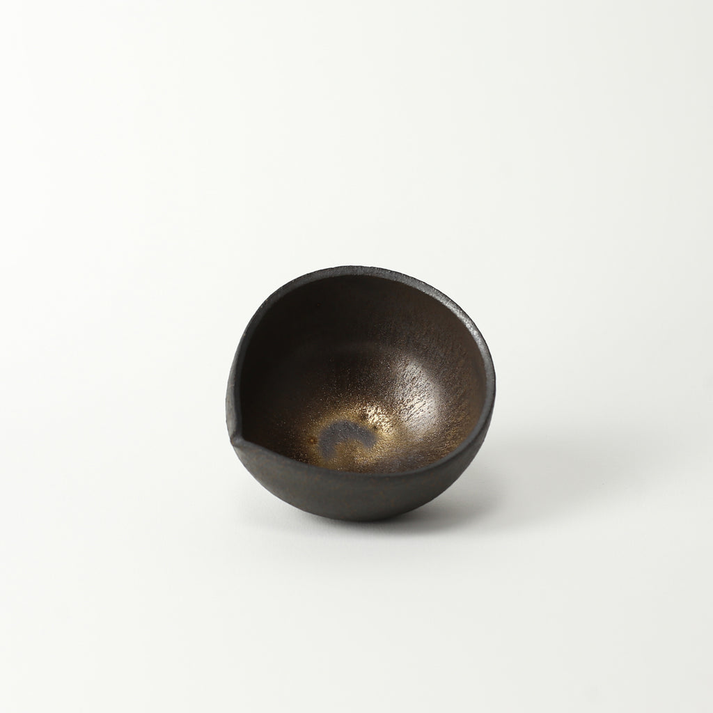 Hibi Black Katakuchi Bowl