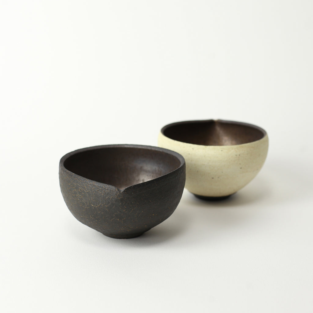 Hibi Black Katakuchi Bowl