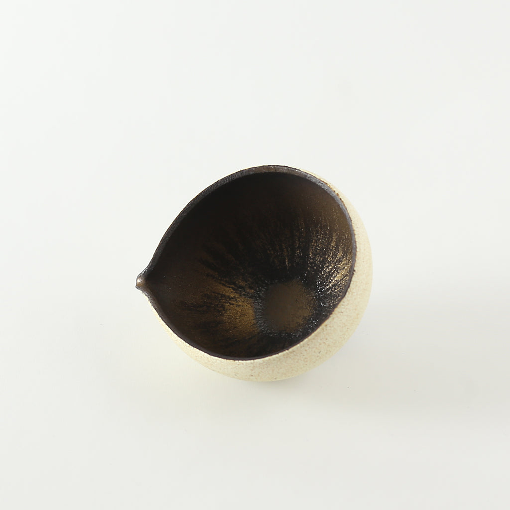 Hibi White Katakuchi Bowl