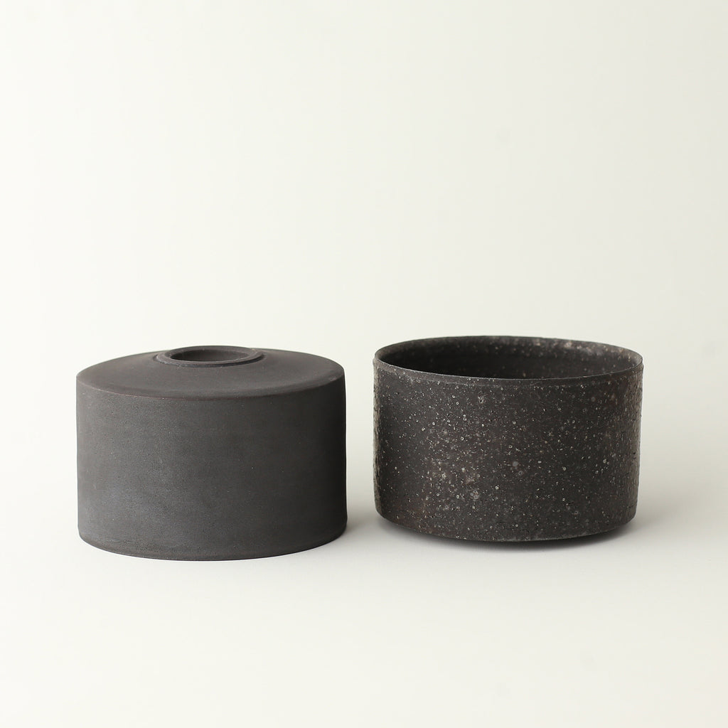 Straight Chawan Bowl - Black