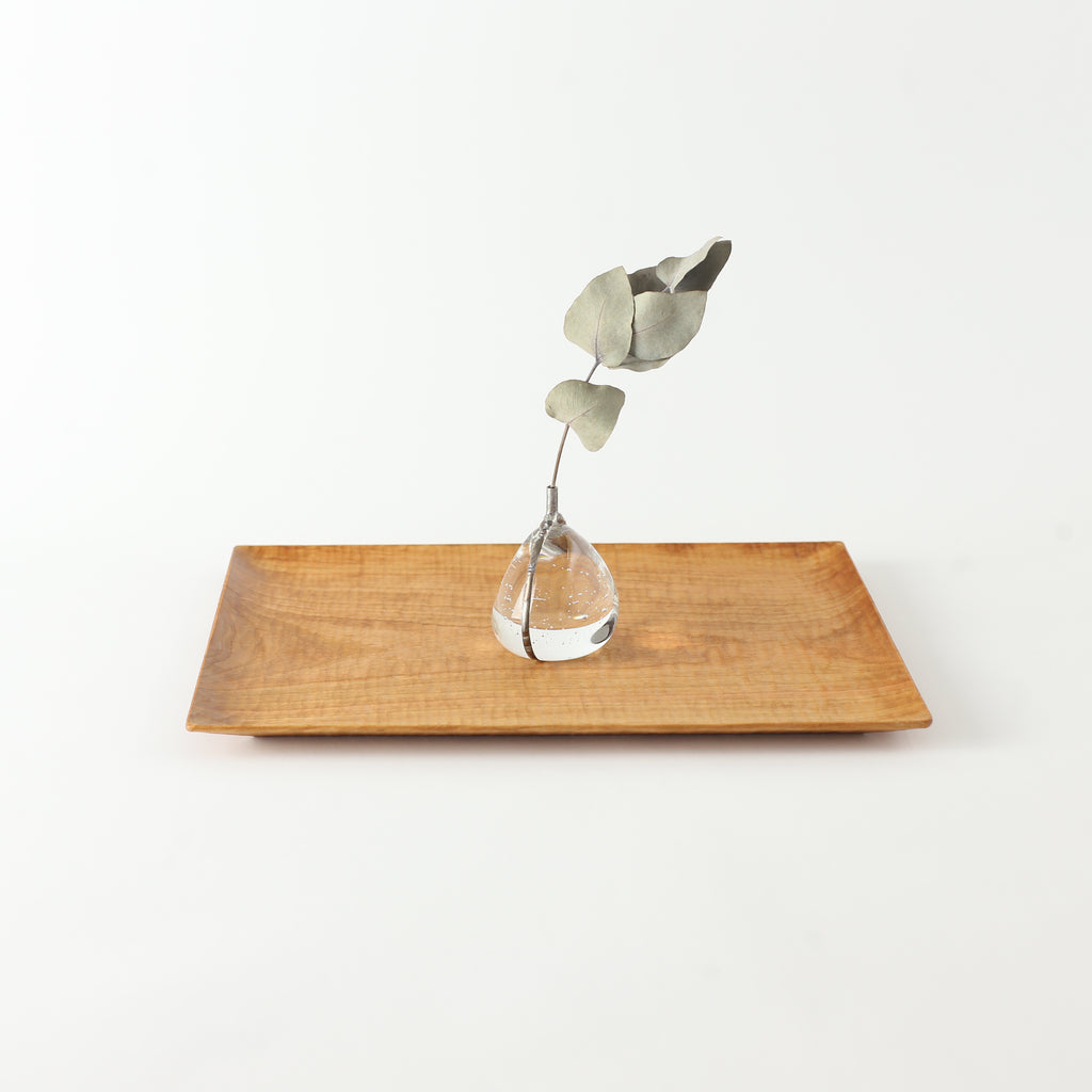 Japanese Cherry Hand Carved Tray