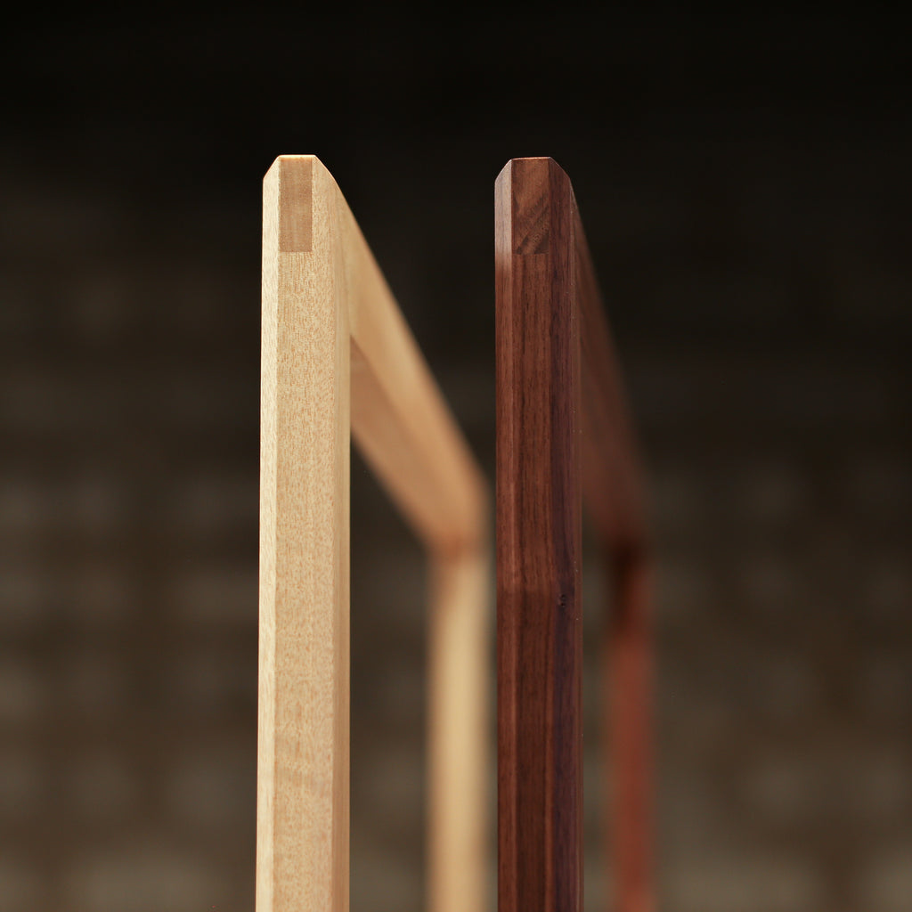 Clothes & Towel Throw Stand - Walnut