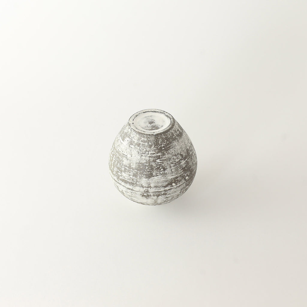 Snowy Grey Vase