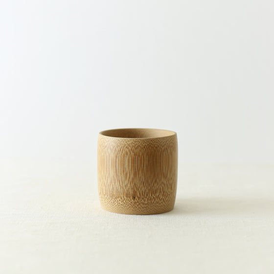 Handmade, Handcrafted, Japanese Artisan, Natural Bamboo Cup Small, Homeware, Tableware, Kitchenware, Beautiful Quality, Unique, Minimal, Made in Japan.