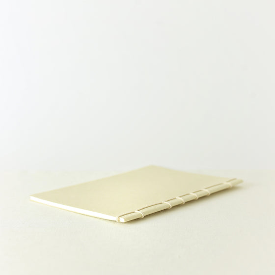 Japanese notebook, Handmade, Handcrafted, Paper, Bamboo pulp paper, Washi, Blank pages, Ivory colour, Beautiful Quality, Gifts, Made in Japan.