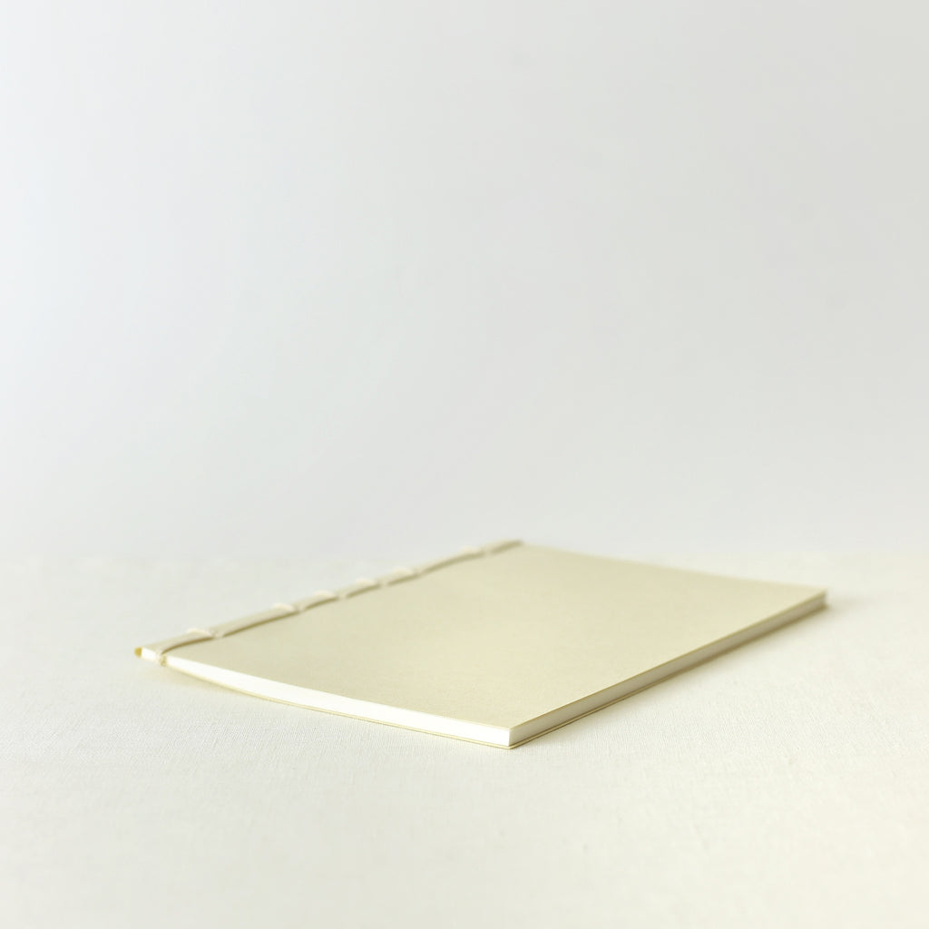 Japanese notebook, Handmade, Handcrafted, Paper, Bamboo pulp paper, Washi, Blank pages, Ivory colour, Beautiful Quality, Gifts, Made in Japan.
