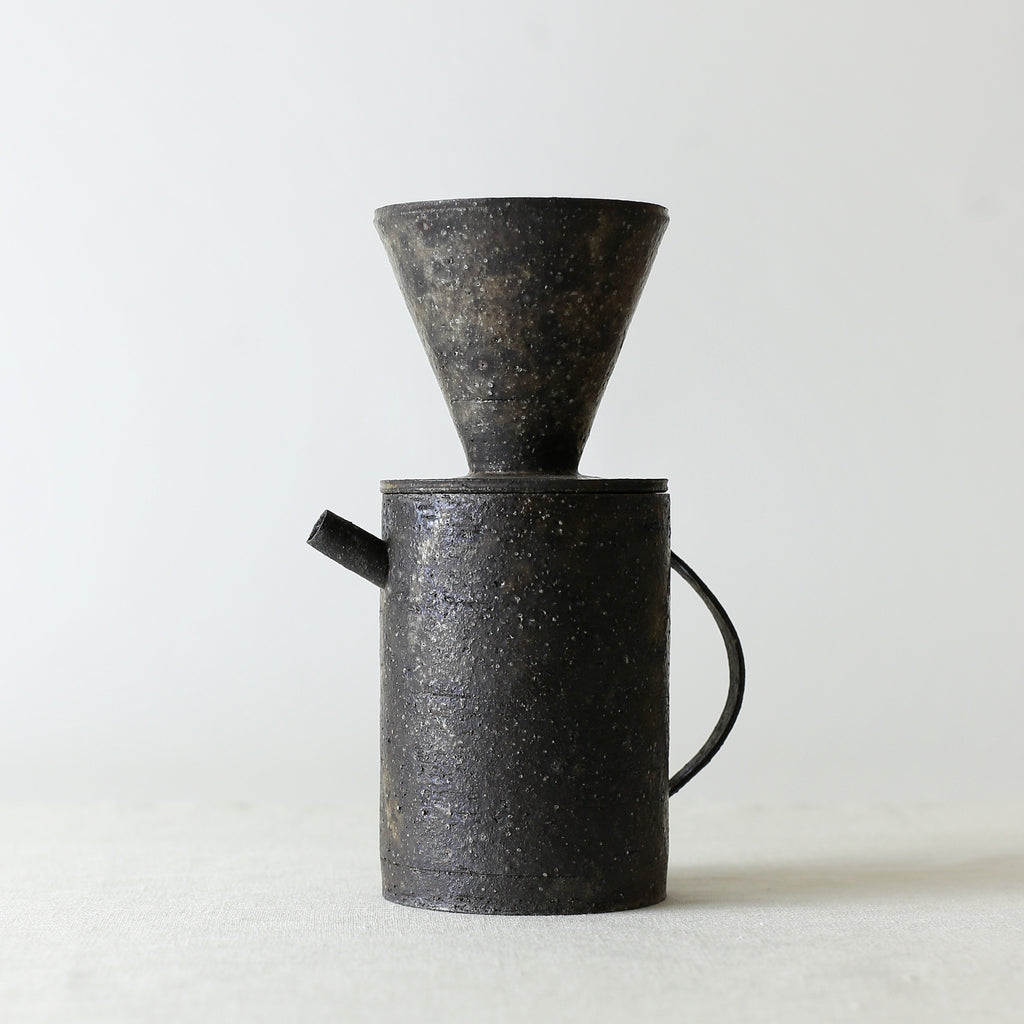 Handcrafted, Handmade, Artisan, Japanese, Ceramic, Pottery, Coffee Pot, Dripper, Homeware, Kitchenware, Tableware, Beautiful Quality, Unique, Art, Minimal, Made in Japan.