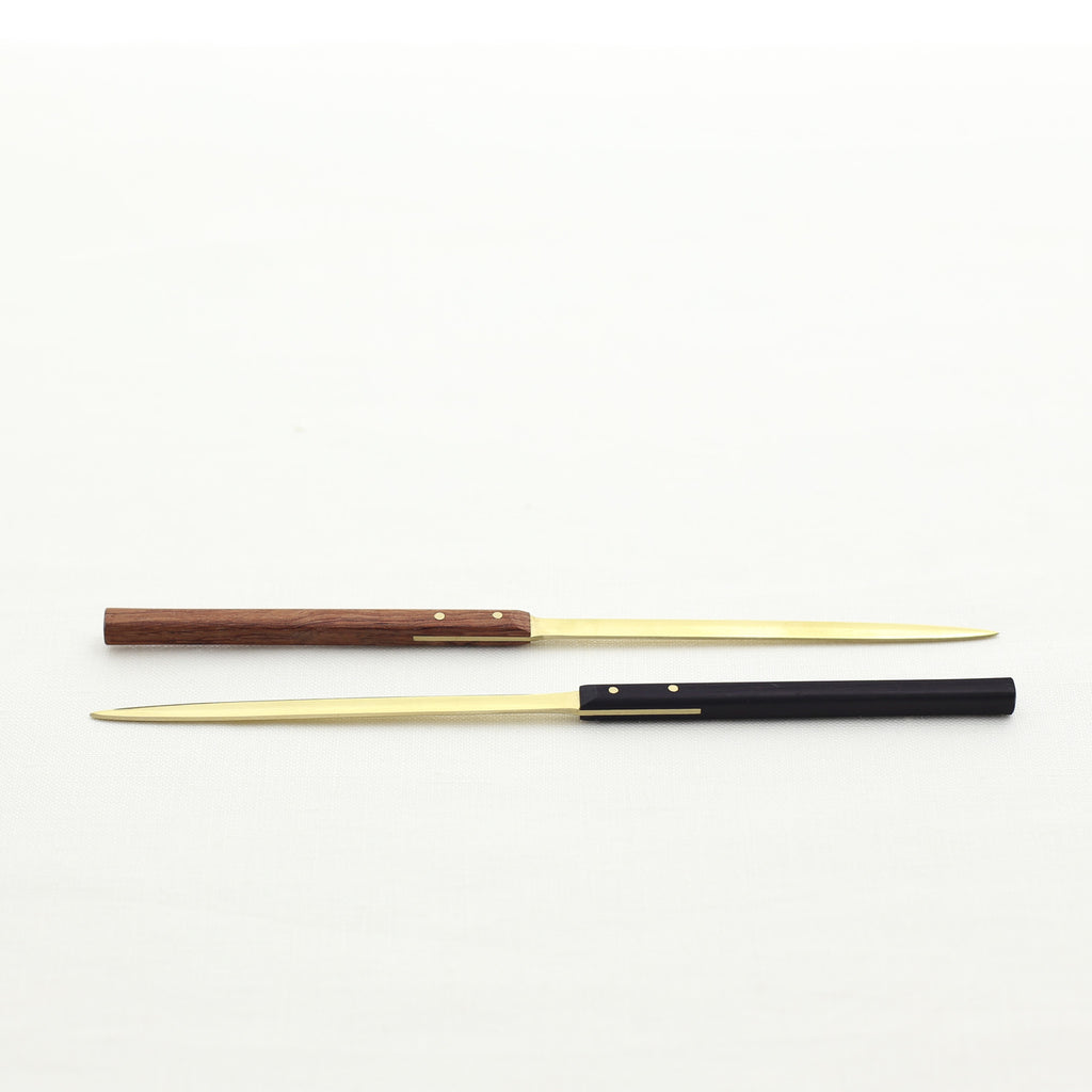 Japanese Artisan, Handcrafted, Handmade Brass letter opener, Wood,  Brassware, Homeware, Stationery, Beautiful Quality, Gifts, Made in Japan